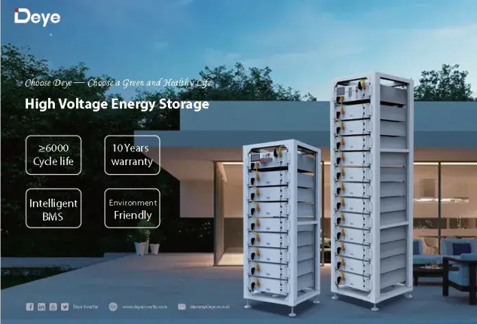 Powering the Future: Deye’s High-Voltage Lithium Battery Solutions For Reliable Energy Storage